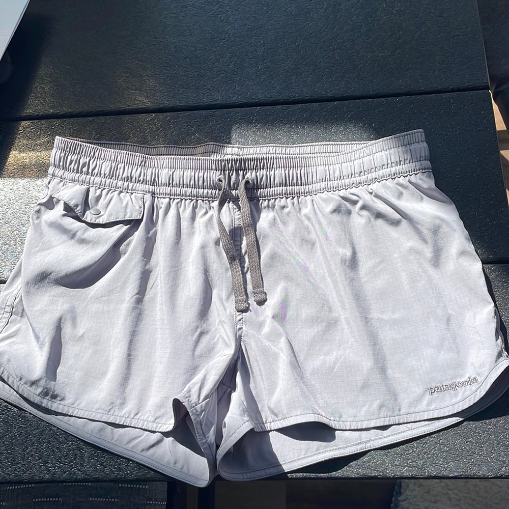 Patagonia Light and Variable Boardshorts Hybrid Running Activewear Shorts Grey 8